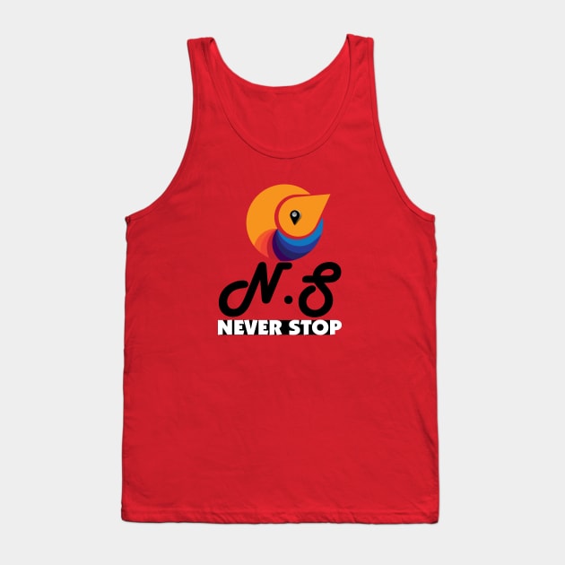 never stop Tank Top by hossamimam